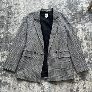 Houndstooth blazer